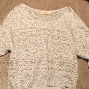 3/4 lace Abercrombie shirt